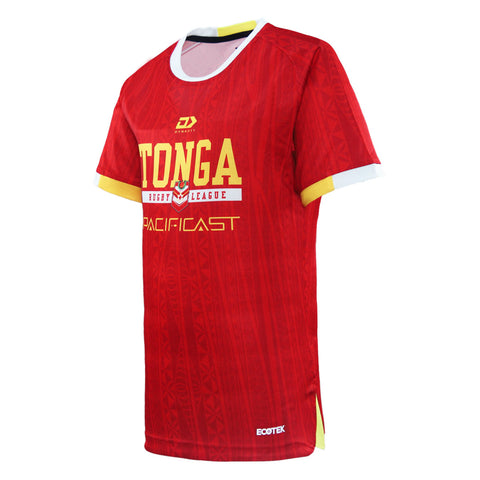 2025 Tonga Junior Training Tee - Red
