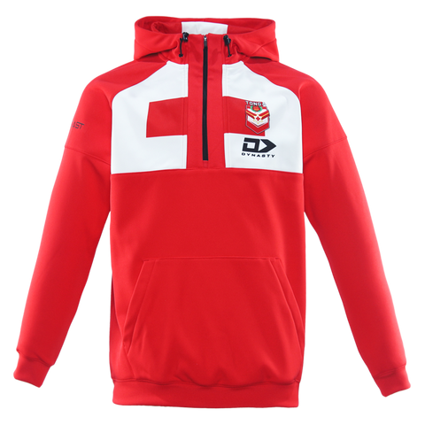2025 Tonga Mens Performance Hoodie - Red