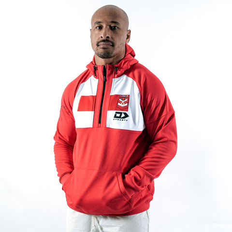 2025 Tonga Mens Performance Hoodie - Red