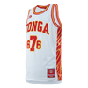 2025 Tonga Rugby League Junior Basketball Singlet - White