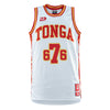2025 Tonga Mens Basketball Singlet - White