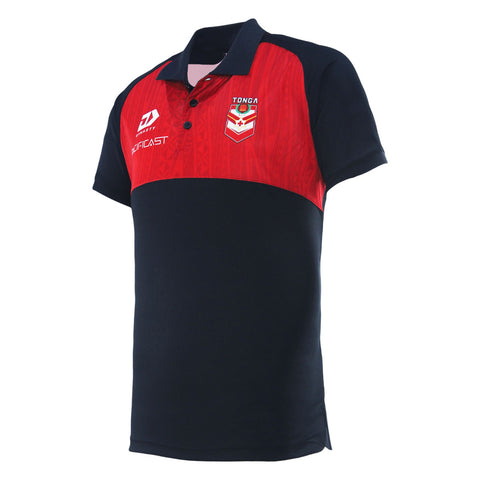 2025 Tonga Mens Media Polo - Black