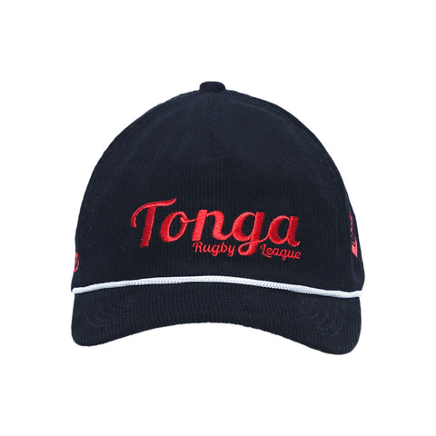 2025 Tonga Rugby League Corduroy Cap - Black