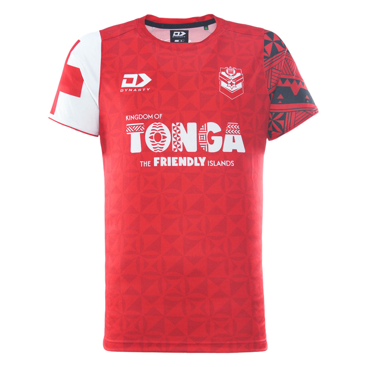 Tonga Rugby League Adults Training Tee - Red