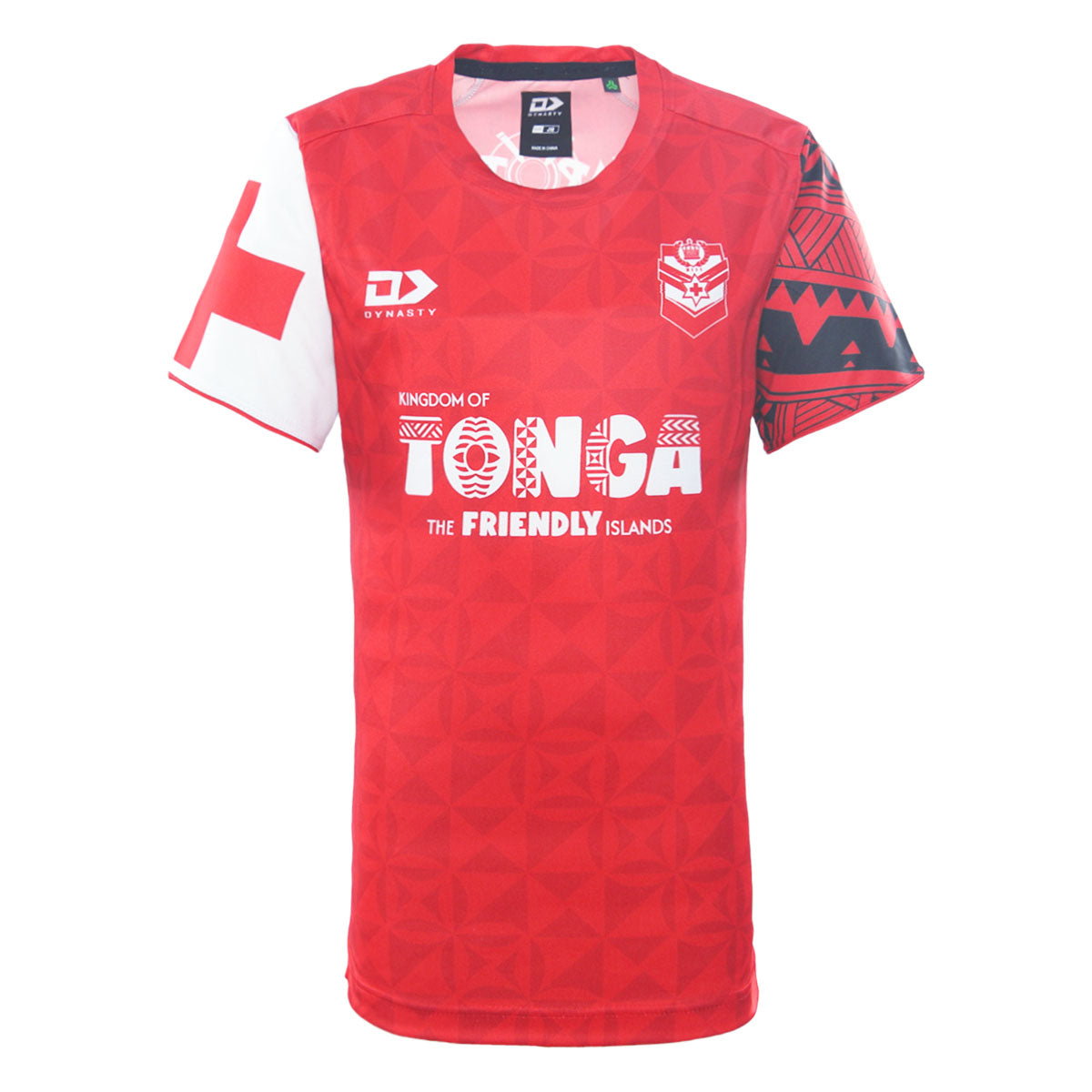Tonga Rugby League Juniors Training Tee - Red