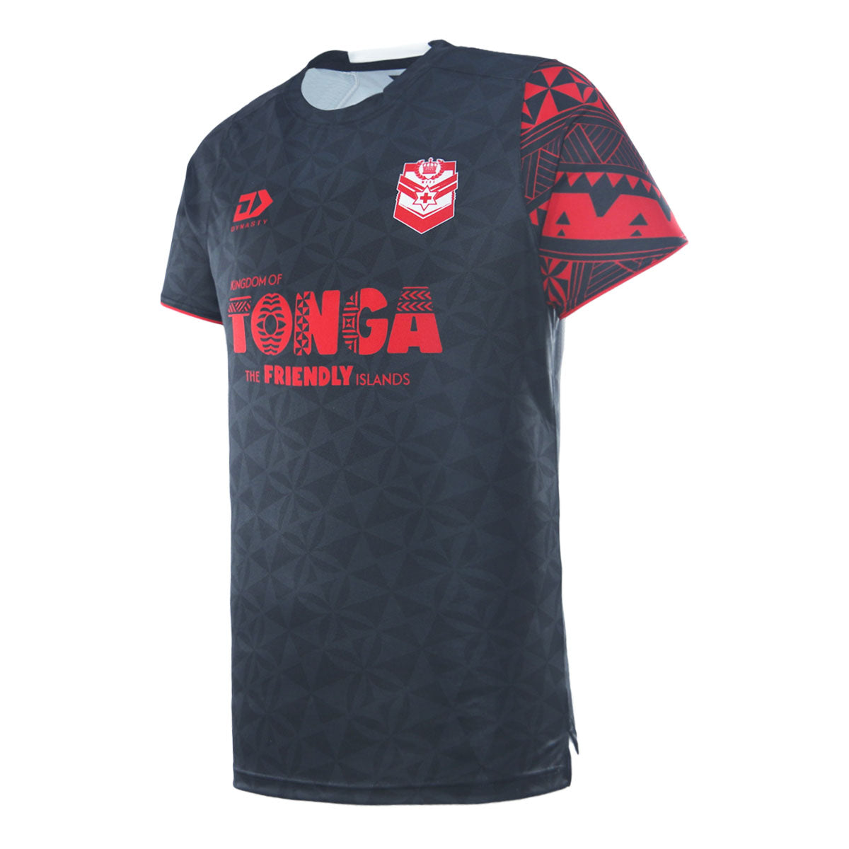 Tonga Rugby League Adults Training Tee - Black