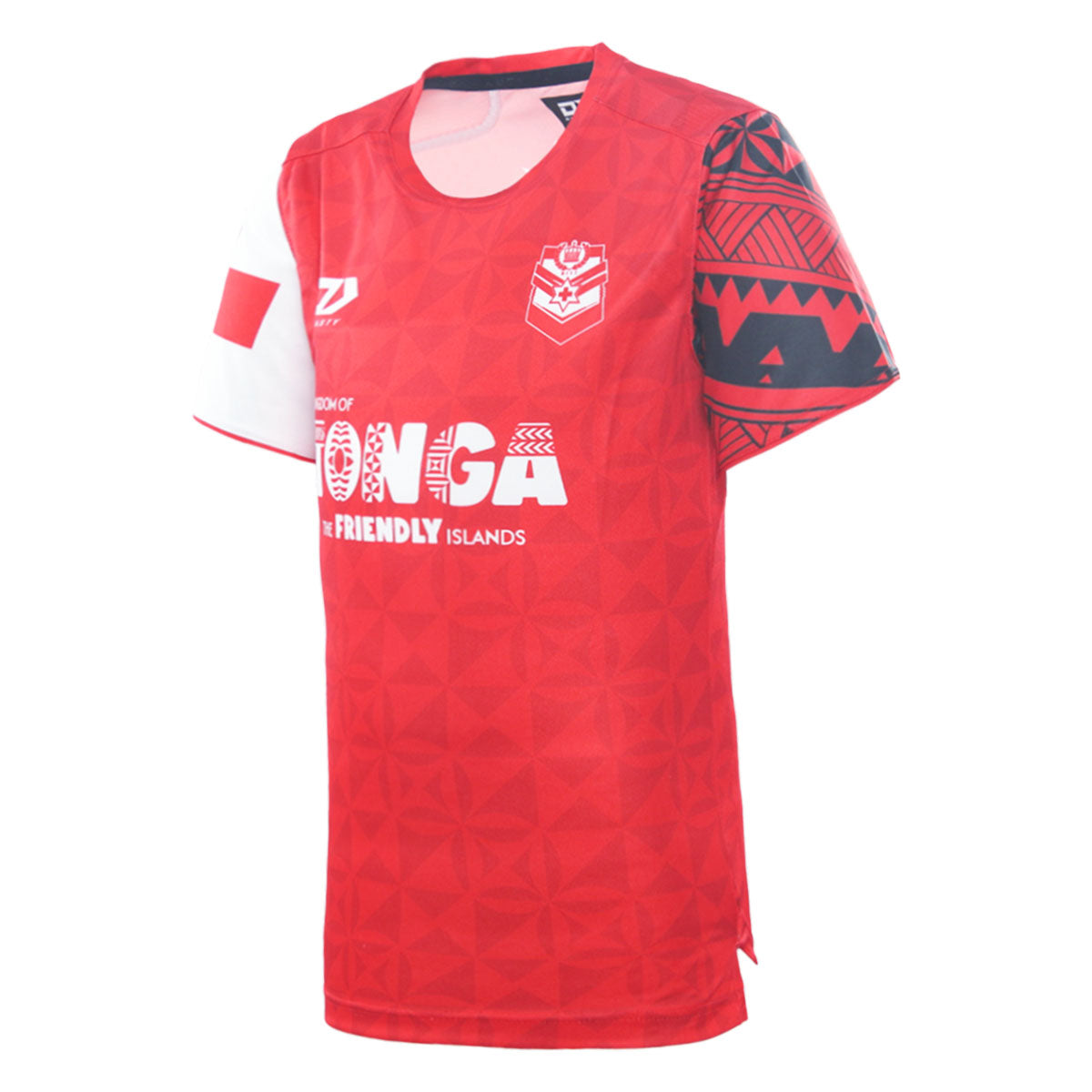 Tonga Rugby League Juniors Training Tee - Red