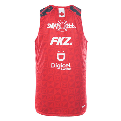 Tonga Rugby League Adults Training Singlet - Red