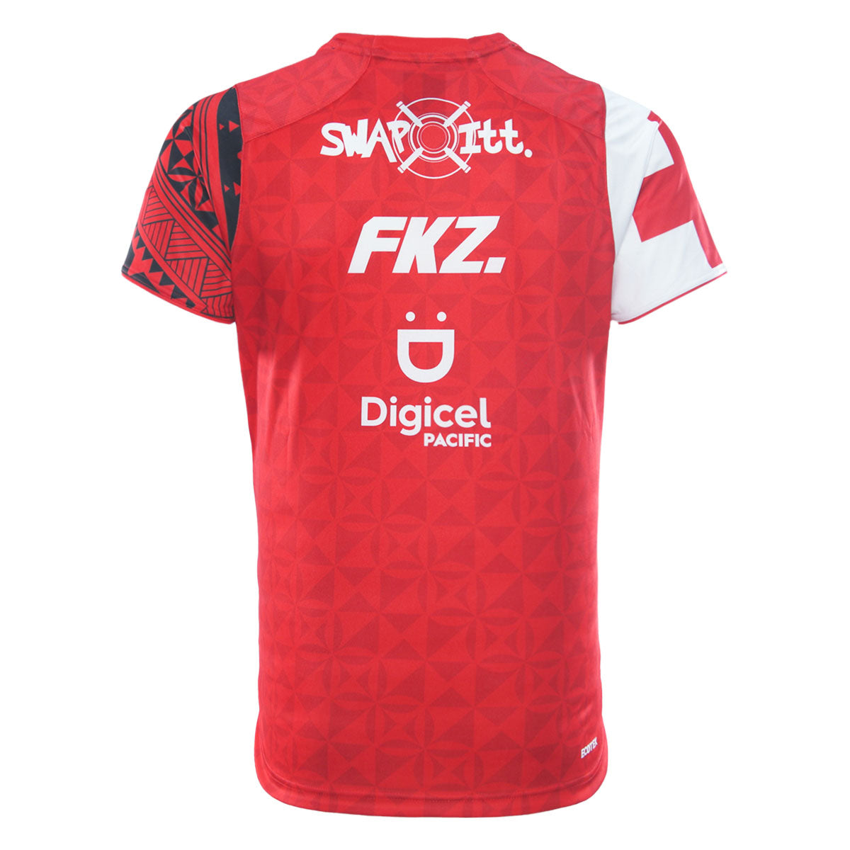 Tonga Rugby League Adults Training Tee - Red