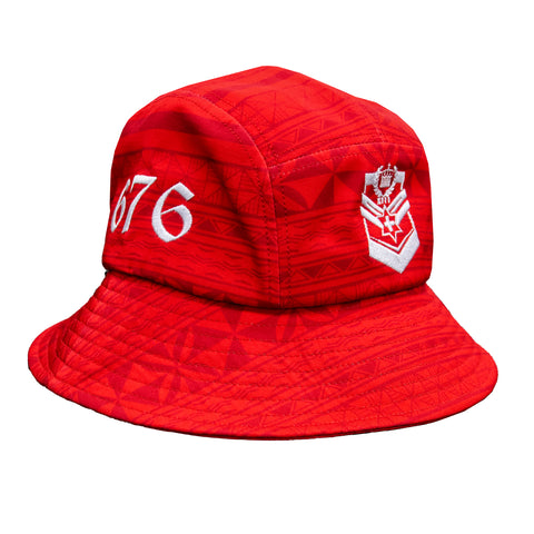 2025 Tonga Mens Bucket Hat - Red