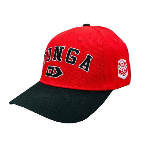 2025 Tonga Rugby League Media Cap - Red