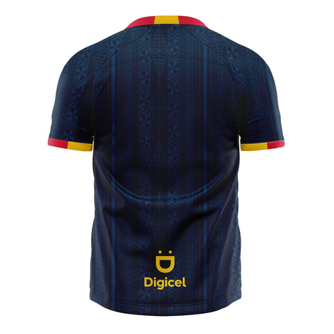 2025 Tonga Rugby League Mens Players Warm up Tee - Navy