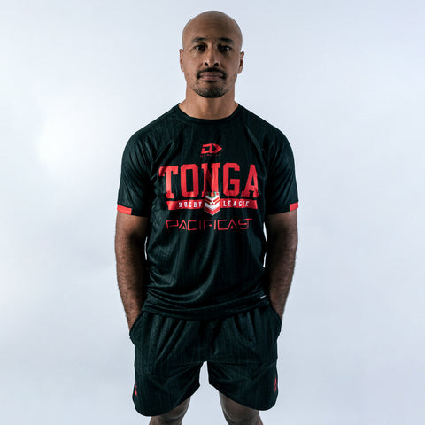 2025 Tonga Mens Coaches Tee - black