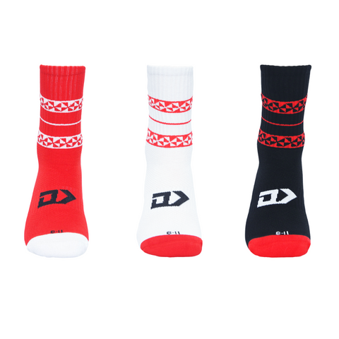 2025 Tonga 3 Pack Crew Sock - Assorted