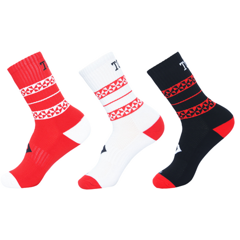 2025 Tonga 3 Pack Crew Sock - Assorted